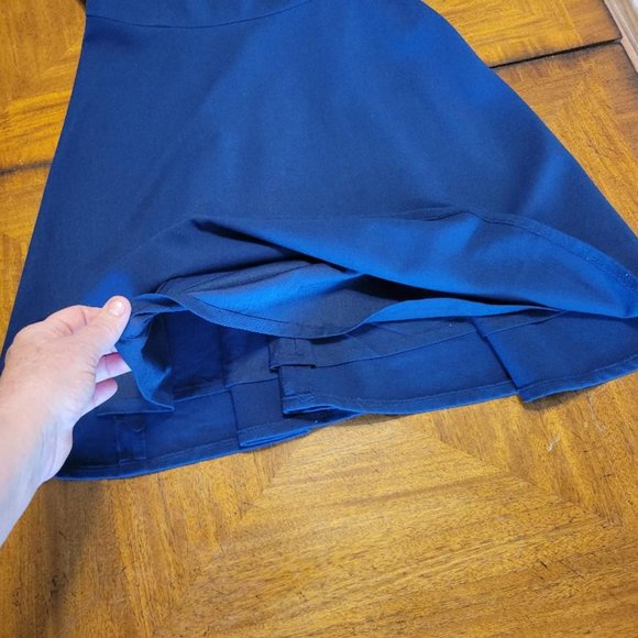 Gianni Bini Blue Fit & Flare Dress - Picture 5 of 12